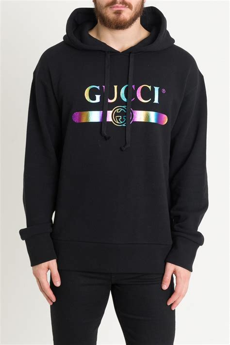 gucci men hoodies|gucci distressed hoodie.